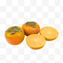 秋季果实水果脆柿子