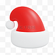 3DC4D立体圣诞节圣诞老人帽子圣诞帽