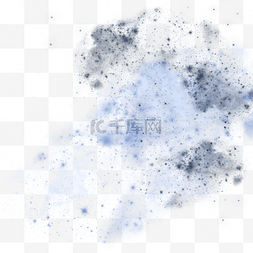 蓝色银河光效图片_蓝灰色光效宇宙银河