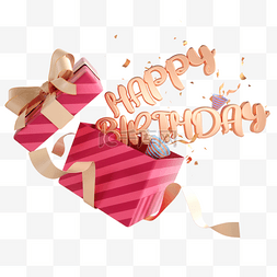 红底黑斜条纹图片_粉色条纹生日快乐礼盒