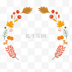 秋天装饰边框