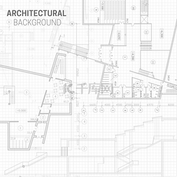 建筑背景白色背景上的矢量建筑蓝