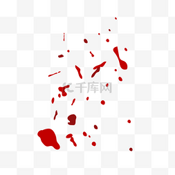 飞溅的血液图片_漂亮的红色血液飞溅混合材料