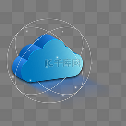 蓝色云图片_大数据云数据云端云储存