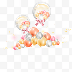 3d生日梦幻派对庆祝气球
