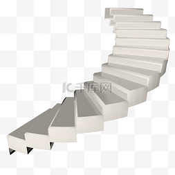 3DC4D立体建模楼梯阶梯