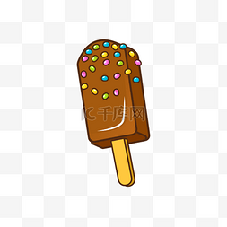 冰淇淋撞色图片_夏天美食巧克力雪糕冰棍冰棒冷饮
