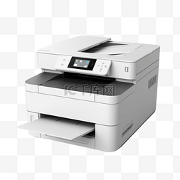 打印机墨盒图片_卡通手绘复印打印打印机