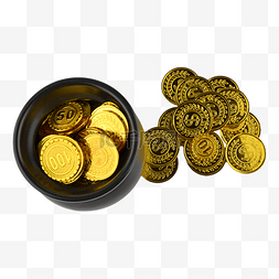 金币金属金色财富