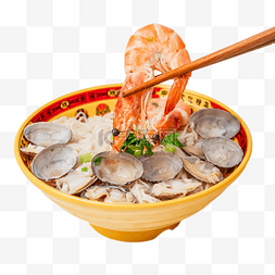 海鲜蛤蜊图片_美味海鲜面美食