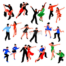 拉丁舞的人图片_在拉丁舞萨尔萨舞、伦巴舞、桑巴