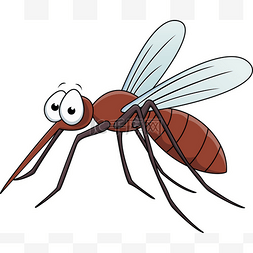 蚊子躲避图片_蚊子卡通