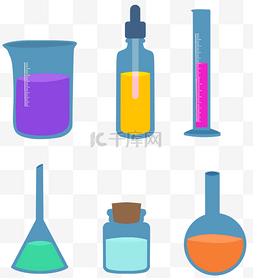 实验室图标图片_化学实验仪器图标