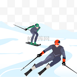 滑雪运动员图片_北京冬奥会滑雪比赛参与运动员