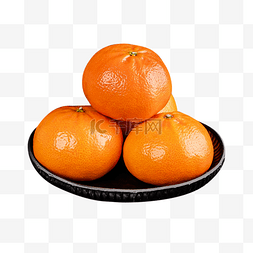 秋天应季美食白昼一盘橘子