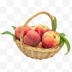 水果果篮图片_水蜜桃水果篮