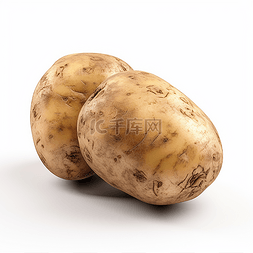 一个土豆健康蔬菜