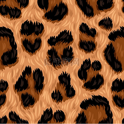 safari图片_豹纹无缝图案动物风格印花毛皮纹