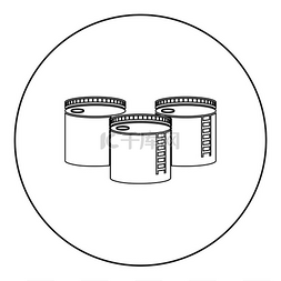 水箱矢量图片_带储油图标的坦克圆形黑色矢量插