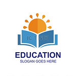 教育标志研究符号毕业矢量logo