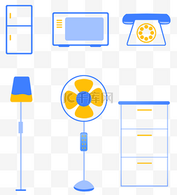 家电风扇图片_家具家装装潢室内设计图标