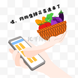 疫情图片_疫情防疫网购生鲜在线买菜