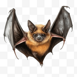 卡通手绘动物蝙蝠