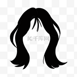 黑色头发直发图片_黑色短发发型装扮女性发型