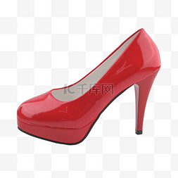 高跟鞋女装鞋子红色