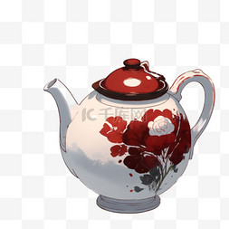 茶壶水壶图片_手绘茶壶水壶玻璃壶
