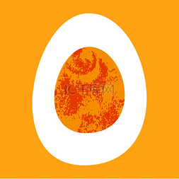 新鲜蔬果标志图片_半个煮鸡蛋。