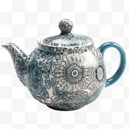 卡通手绘茶壶图片_卡通手绘茶壶水壶