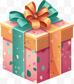 生日礼物盒图片_卡通可爱生日礼物盒