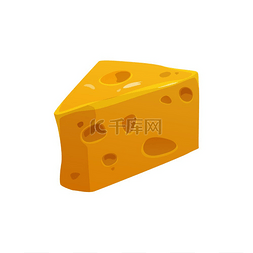 Emmentaler 或 Emmenthal 牛奶分离卡通