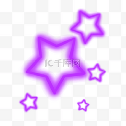 紫色太空图片_霓虹宇宙飞船紫色镂空星星