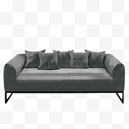 写实灰色沙发