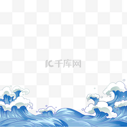 大海中行驶的帆船图片_大海翻涌海水翻滚