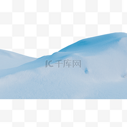 3D立体雪地下雪