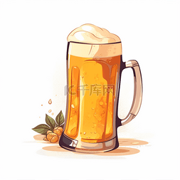 啤酒图片_夏季休闲啤酒扎啤