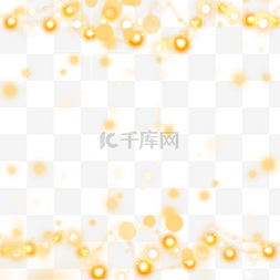 婚礼地毯灯带素材图片_光效光斑灯带边框黄色美丽
