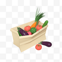 果蔬电商图片_3d蔬果蔬菜水果组合