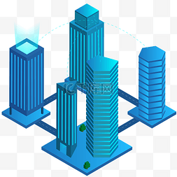 信息化图片_25d智能信息化科技城市