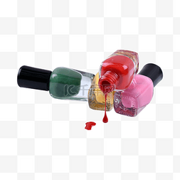 多彩玻璃图片_滴落的红色纯色指甲油液体