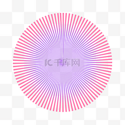 抽象螺旋圈粉色紫色渐变线条