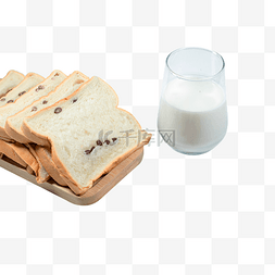 早餐面包牛奶