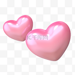 立体3d红心图片_3D立体爱心红心酸性