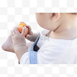 宝宝吃桃子