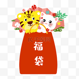 鼠年平安符图片_福袋日本新年精美吉祥