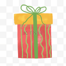 装礼物的盒子图片_礼盒礼物丝带红色可爱卡通
