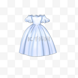 衣服婚纱图片_蓝色可爱连衣短裙